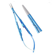 Micro Castrovijo Needle Holder Straight 14cm Titanium