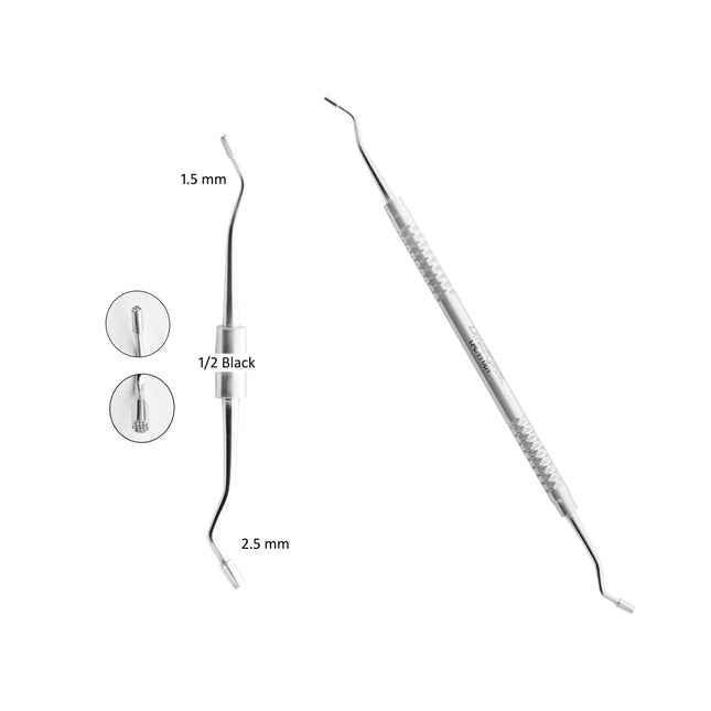 Condensers  BLACK 1.5MM / 2.5MM Double Ended