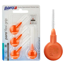 1079, paro® flexi grip, fine, orange, taper, 1.9/5.0 mm, 4 pcs , interdental brush