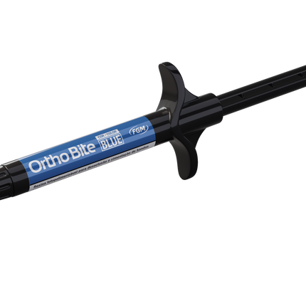 Ortho Bite - Blue 4g Syringe. Light-Cure Ortho Resin Composite for temporary