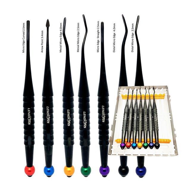 PDL Luxating Elevators Set Of 7 Titanium Coated in Cassette