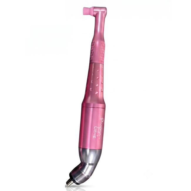 NEW Prophy Genie with 45 Degree Hub, made in USA prophy handpiece. Great hold and light weight 360 swivel with autoclave. Pink