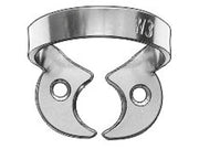 TOR VM Dental Clamp W3 (Wingless Clamp with Flat Horizontal "Jaws", for Small Molars with Pronounced Contour Height) – Professional Matrix System & Restorative Tool