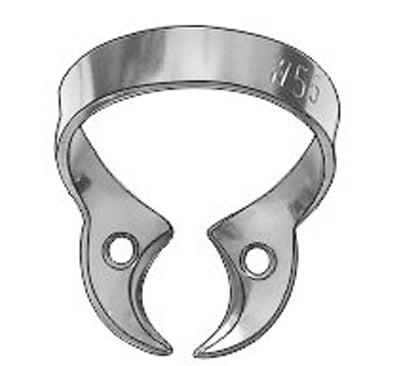 TOR VM Dental Clamp W56 (Wingless Clamp with Rigid Angular "Jaws", for Large Lower Molars (Festooned Jaws for Molars' Roots) – Professional Matrix System & Restorative Tool