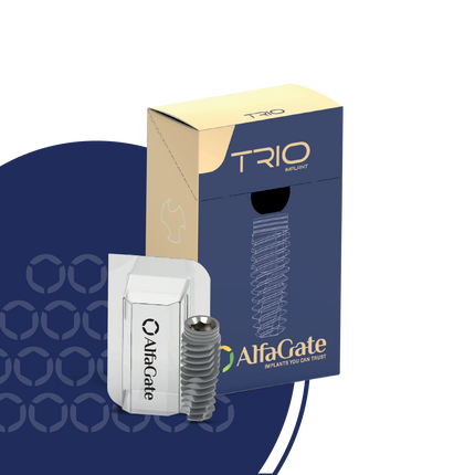 TRIO DENTAL IMPLANT - Triple Flutes Define Bone Compression. ( DFCI )