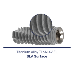 TRIO DENTAL IMPLANT - Triple Flutes Define Bone Compression. ( DFCI )
