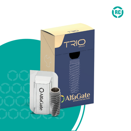 TRIO DENTAL IMPLANT - Triple Flutes Define Bone Compression. ( DFCIP ) (RC) (NP)