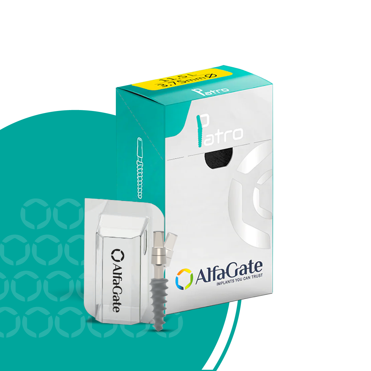 PATRO DENTAL IMPLANT - Unique one-piece implant.(PTR)