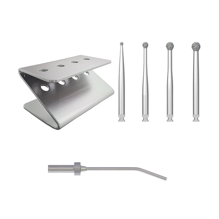 DSI Degranulation Burs Full Kit with Suction Tube