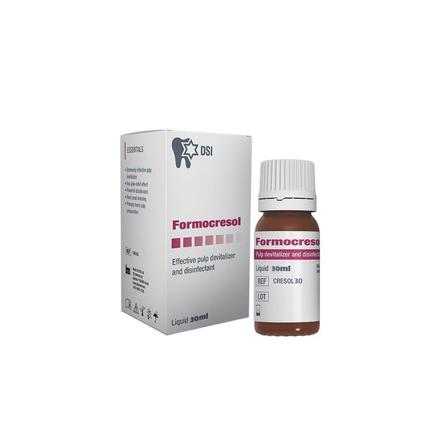 DSI Formocresol Pulp Devitalizer and Disinfectant Solution, 30 mL Bottle
