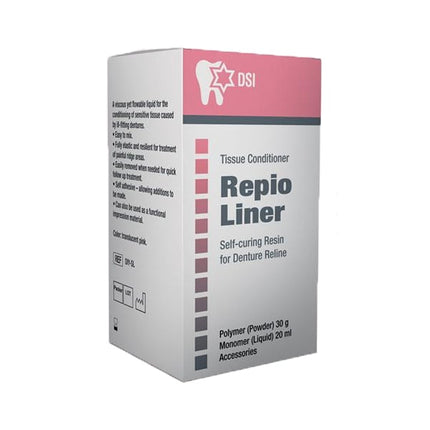 DSI Repio Sofy Liner and Tissue Conditioner Kit: 30g Powder Polymer, 20ml