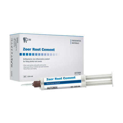 Zoer Root Canal Sealer, 15 Gm. Automix Syringe & 20 Tips