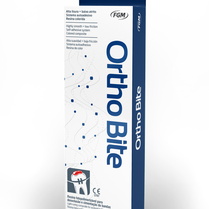 Ortho Bite - Blue 4g Syringe. Light-Cure Ortho Resin Composite for temporary