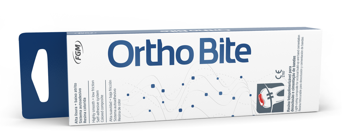 Ortho Bite - Blue 4g Syringe. Light-Cure Ortho Resin Composite for temporary