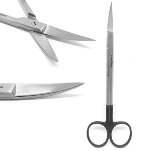 Kelly Dental Scissors 16cm Curved Saw edge Super Cut