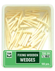 TOR VM Dental Wooden Wedges Thin Short (Green or White) 100pcs – Professional Matrix System & Restorative Tool