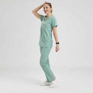 YOURDENT-USA by Wio UNIFORMS SCRUBS Resilient V-Neck Top