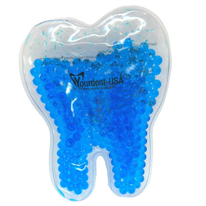 Tooth Shaped Hot/Cold Gel Pack, Ideal for Dentists and Orthodontists, Microwaveable and Freezable, Perfect for Bruised, Swollen, or Painful Areas, Convenient and Portable
