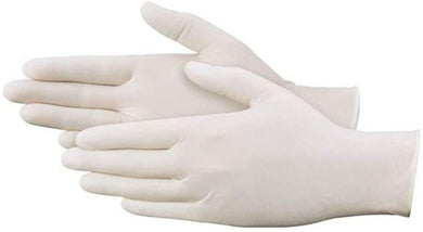Powder-Free Latex Utility Gloves. 100 Gloves. S, M, L and XL