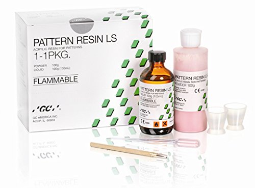 Dental Acrylic Pattern Resin LS 105ml Liq +100gr Powder by GC - Free Shipping