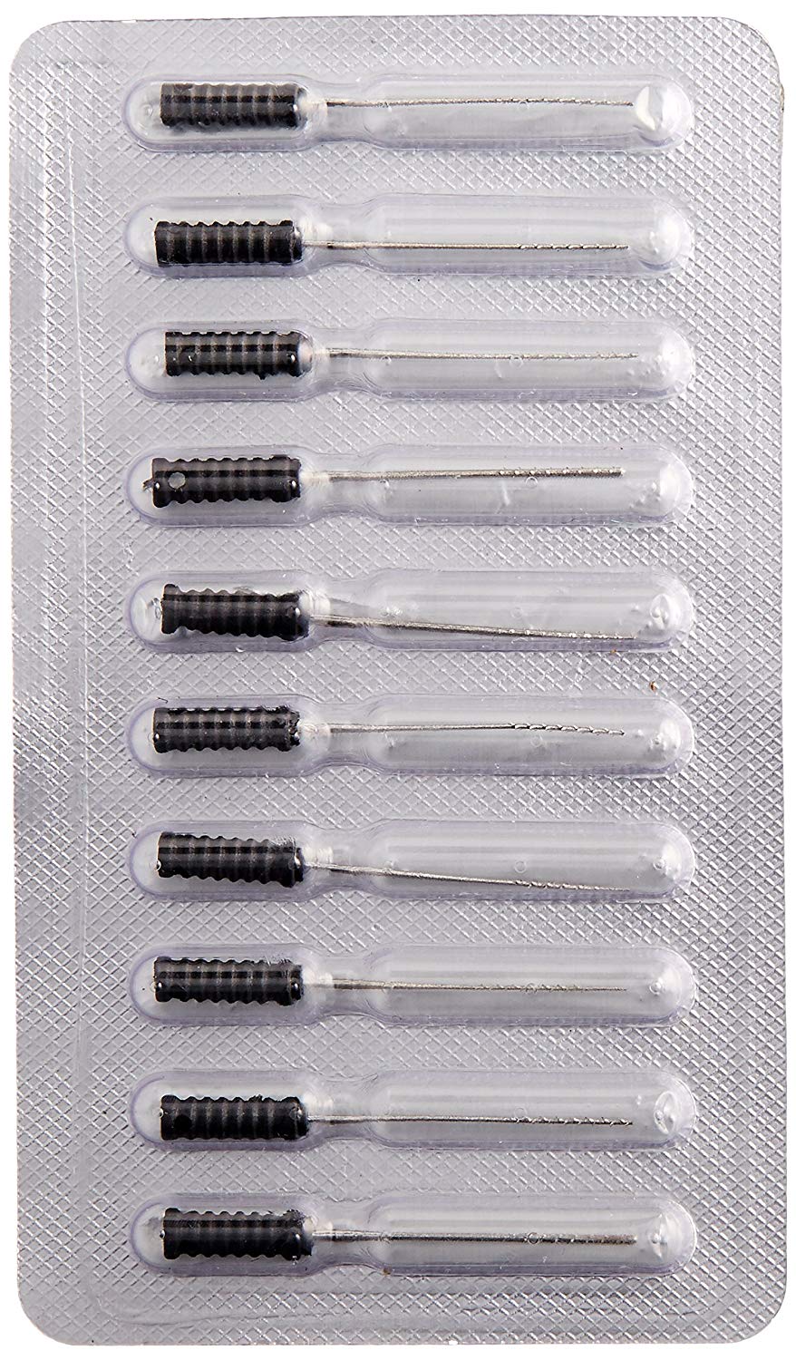 Dental Products BBCB Barbed Broaches, Coarse Black (Pack of 10)