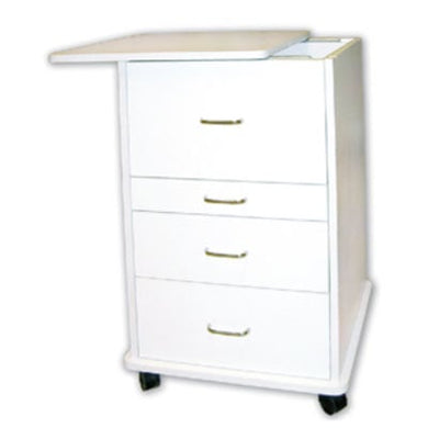 TPC Assistant's (Alabama) Mobile Cabinet - White. Dimensions: 21.5