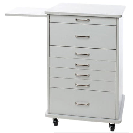 TPC Assistant's (North Carolina) Mobile Cabinet - White. Dimensions: 21.5"W x 19"D x 32"H. Solid