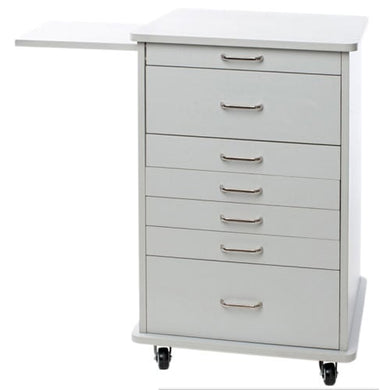 TPC Assistant's (North Carolina) Mobile Cabinet - White. Dimensions: 21.5