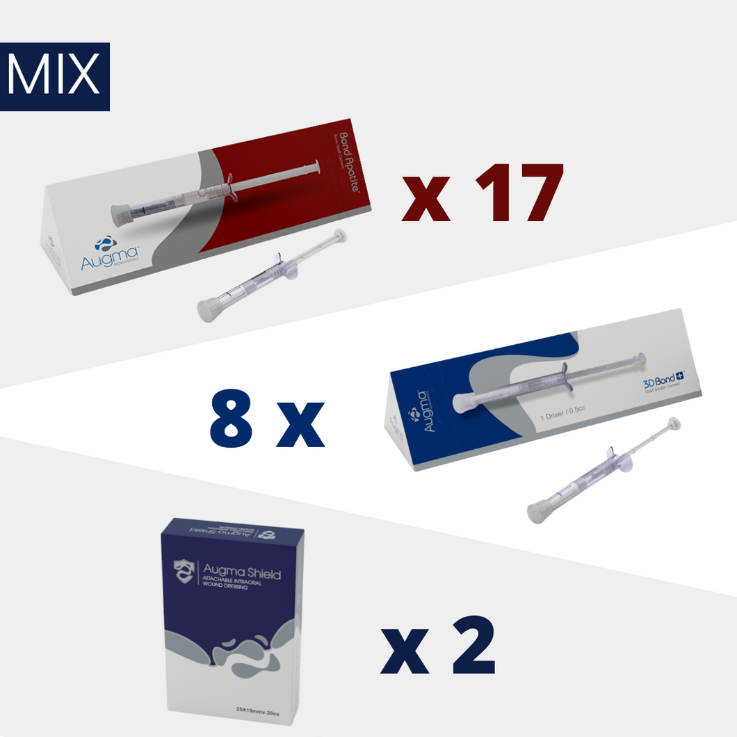 Augma Mix Pack, 17 Bond Apatite®, 8 3D Bond+™ and 2 Augma Shield™
