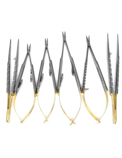 Micro Surgery Needle Holders-Scissors-Forceps Set STR