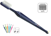 709 Paro® S43 Toothbrush soft, 4 rows, with paro® interspace brush F