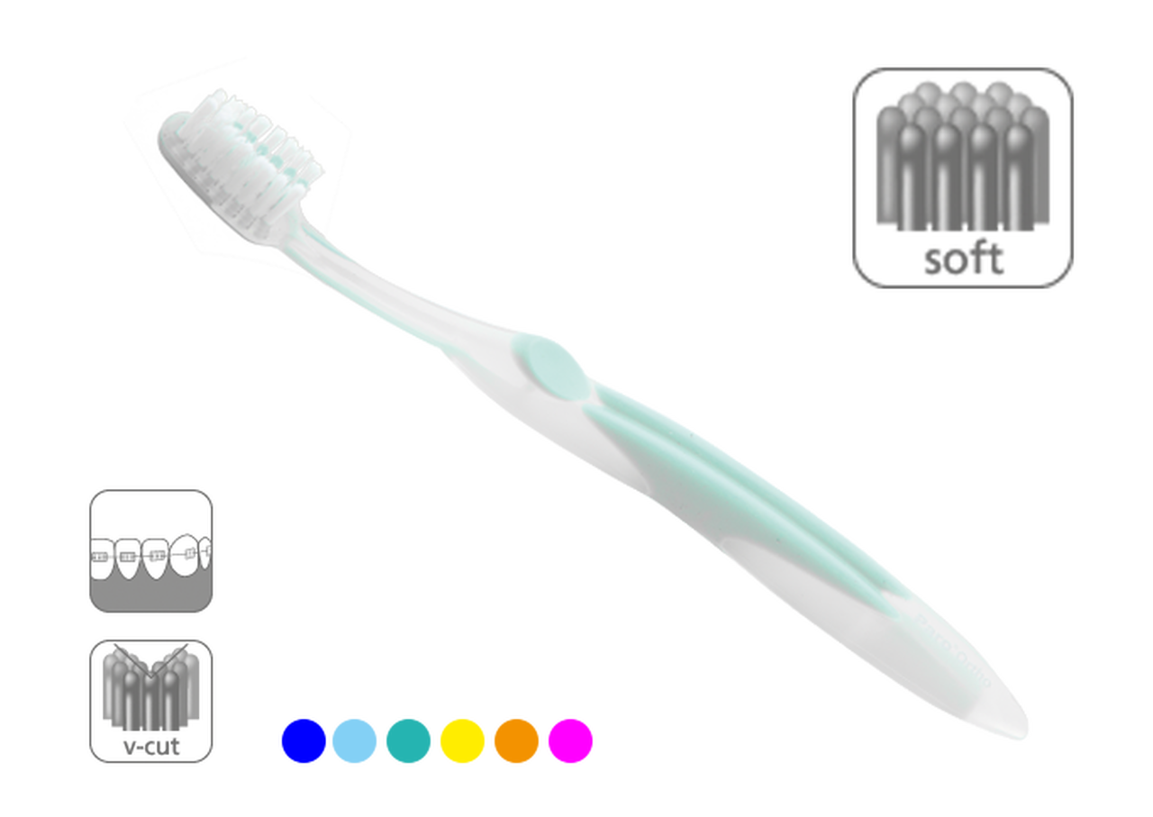 Paro Ortho Brush – soft, for the care of orthodontic appliances