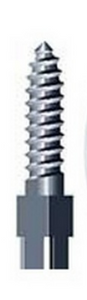Dental Titanium Conical Composite Screw Posts Refill S1, S2, S3, S4, S5 and S6. 6 Screw Posts