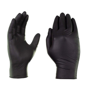 House Brand Premium Nitrile Exam Gloves: Size Small 100/Bx 10 boxes. Black