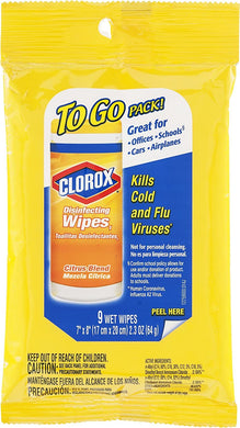 Clorox Disinfecting Wipes Citrus Blend - 9 CT, 12-Pack