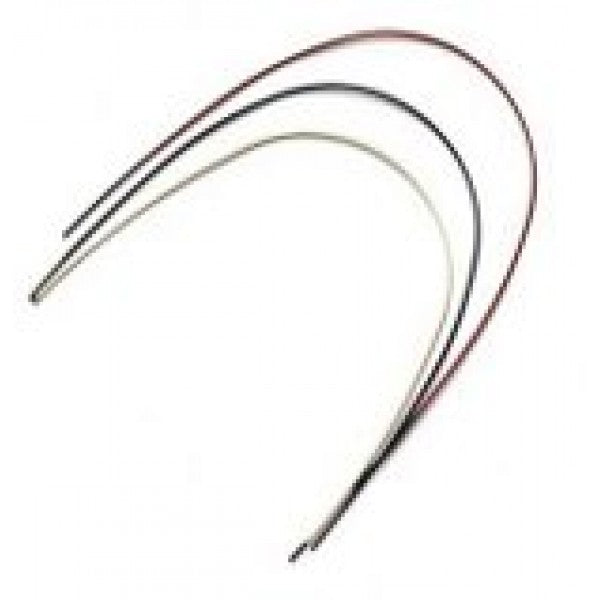 Rectangular Tooth Color Coated Niti Archwires (10 wires/ Pack) Natural form only