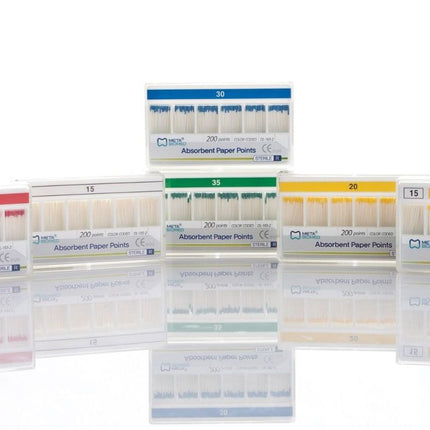 Five Boxes of Dental Meta Absorbent Paper Point
