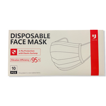 Disposable face mask >95% filtration efficiency individuals wrapped