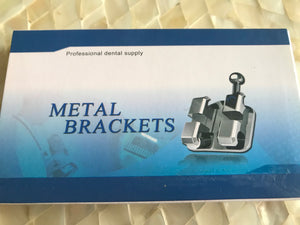 Metal Brackets - Mini Size Upper and Lower 5-5 (Case/Set Of 20 Brackets)