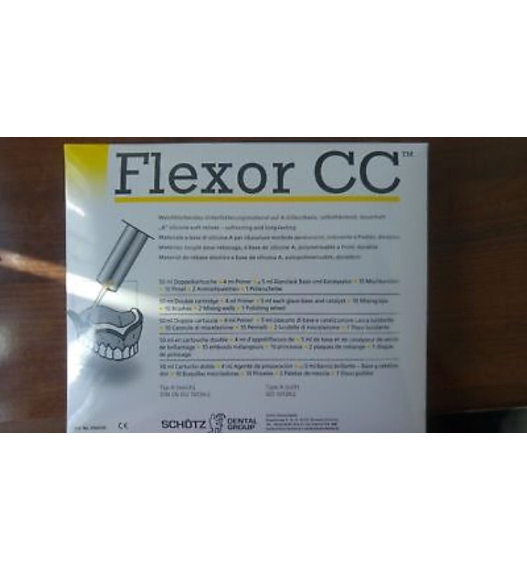Dental Flexor CC Kit Relining Material by Mani Schutz
