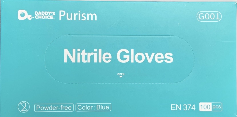 Powder Free Nitrile Gloves 100/pk Large Daddy's Choice