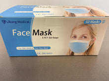 Level 2 3Ply face mask 50pc a box!