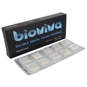 Bioviva Hemostatic Gauze Dressing, 1.9 x 1.9cm (.75" x.75"), 20/Box