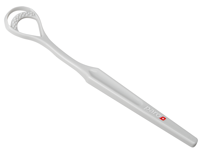 Paro Tongue Cleaner unique design to help clean the bacteria and keep your mouth and breath fresh!!