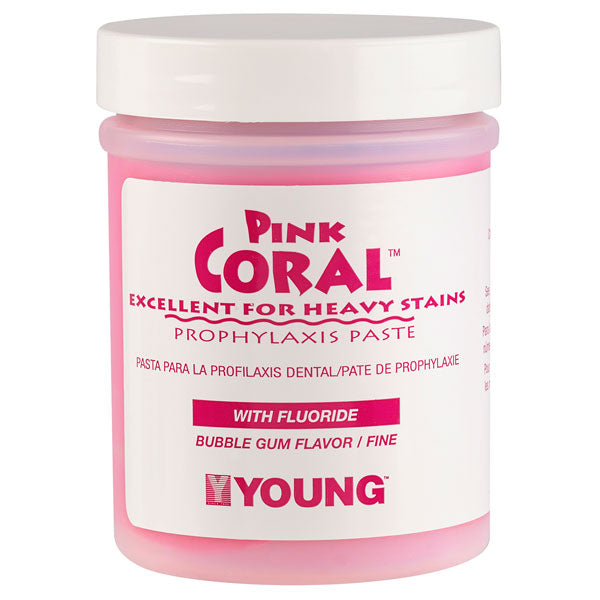 Dental Pink Coral Prophylaxis Paste without fluoride by Young Dental FREE SHIP