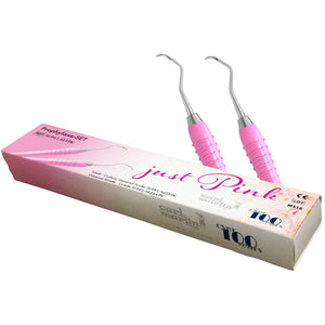 Just Pink Prophylaxis Set. Includes 1x M23A Universal Currette and 1x M23