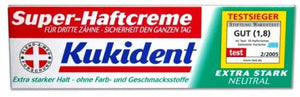 Dental TWO Kukident Extra Strong Denture Adhesive Cream 47gr each FREE SHIPPING