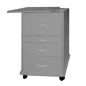 TPC Assistant's (Alabama) Mobile Cabinet - Grey. Dimensions: 21.5"W x 19"D x 32"H. Side to side