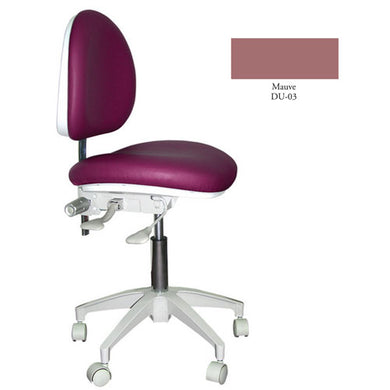 Mirage Doctor's Stool - Mauve Color. Dimensions: Backrest Vertical Adjustment Range: 0