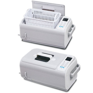 Dentsonic Ultrasonic Cleaner 1.6 Gal. with Heater, Timer & Plastic Basket. Features: Powerful 35